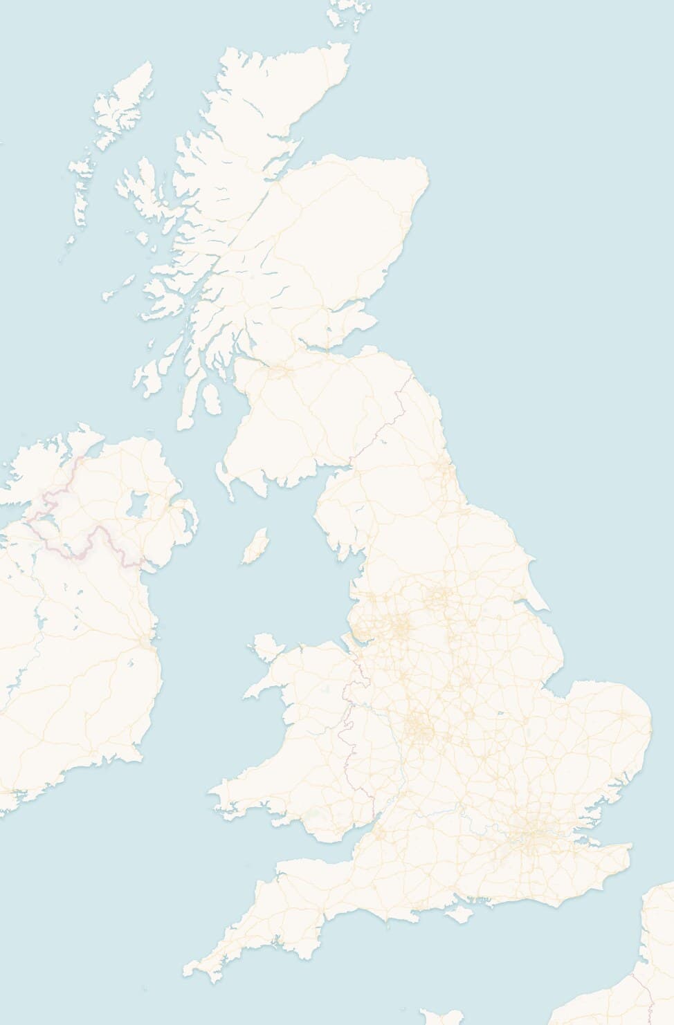 McDonald’s store density across the UK